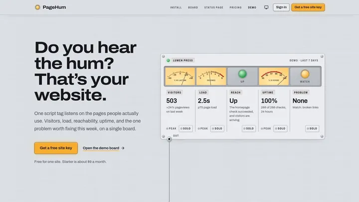 PageHum after
