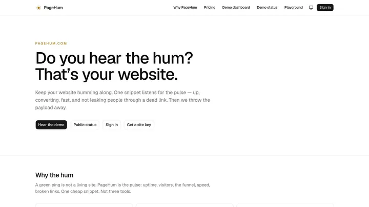 PageHum before